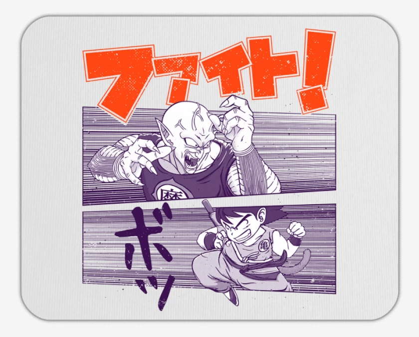 Mousepad Goku vs Piccolo Daimaku