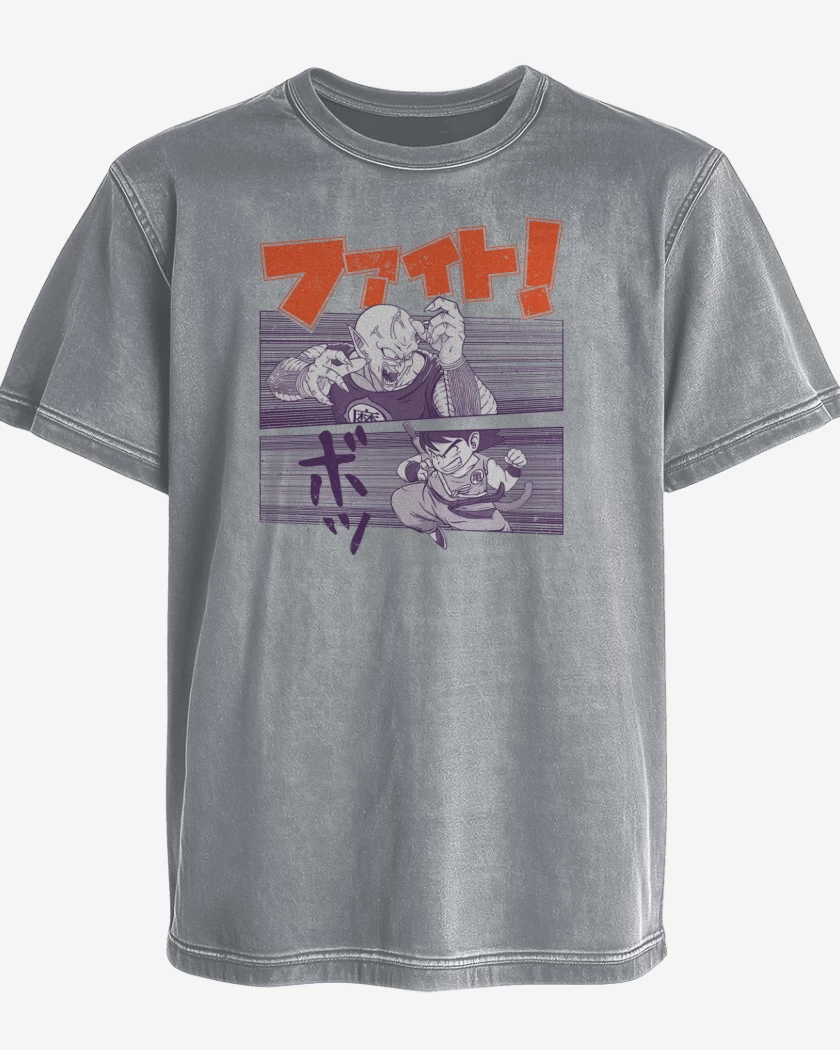 Polera desgastada Goku vs Piccolo Daimaku