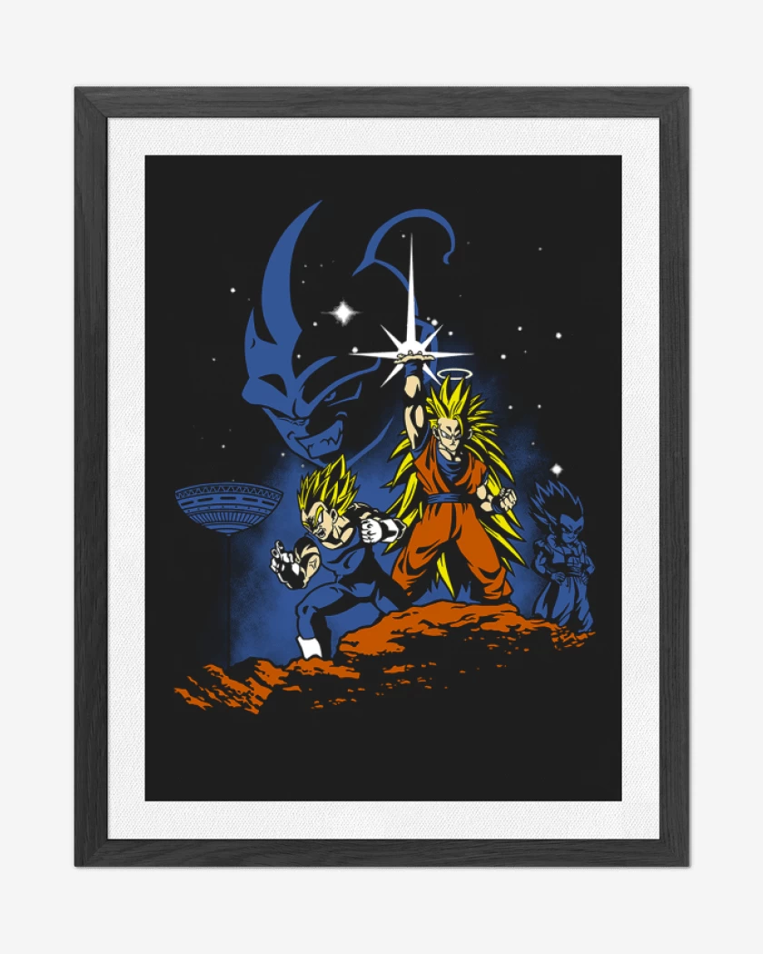 Cuadro decorativo Dragon ball Z wars