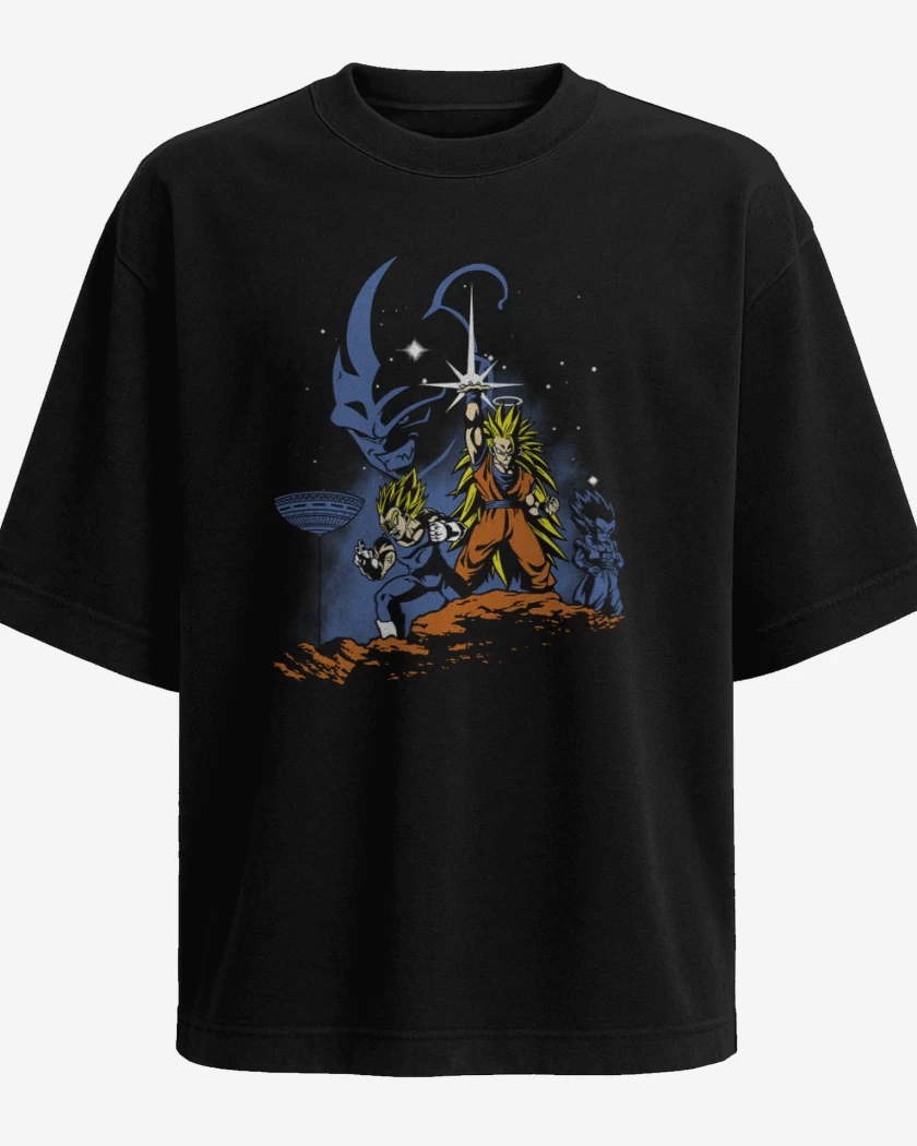 Polera Oversize Dragon ball Z wars