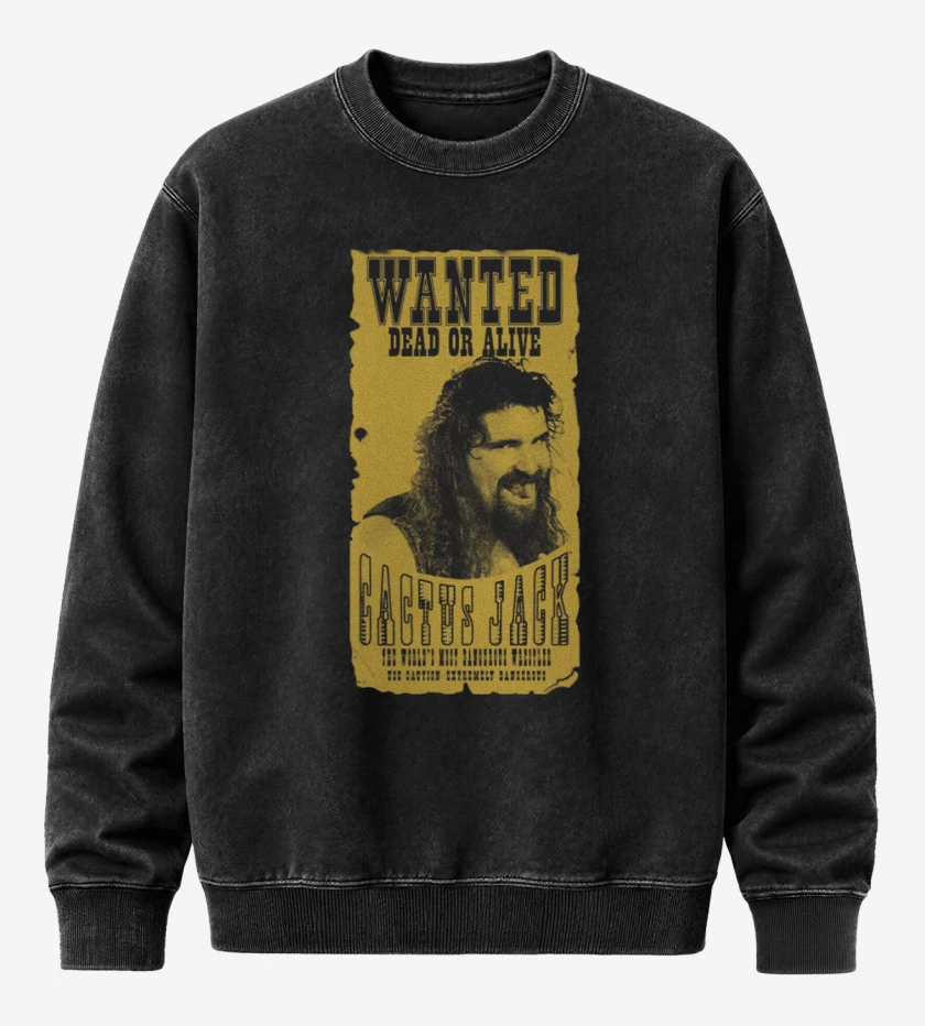 Poleron Polo Acid Wash Negro de Cactus Jack