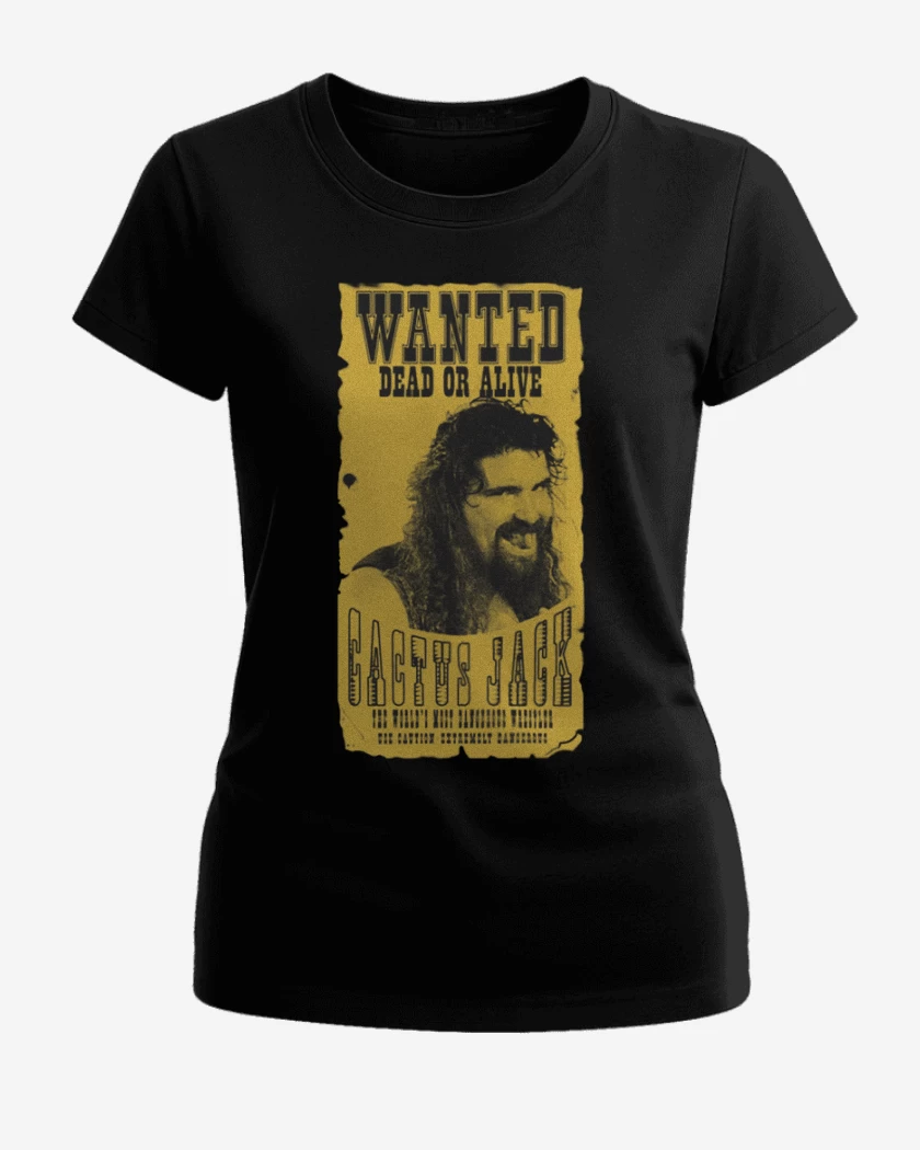 Polera de Mujer Negro de Cactus Jack