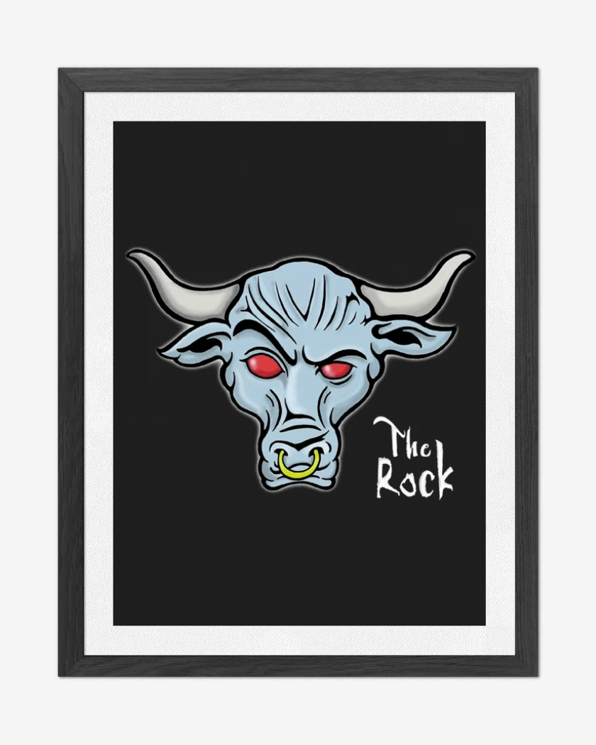 Cuadro decorativo Negro de The Rock