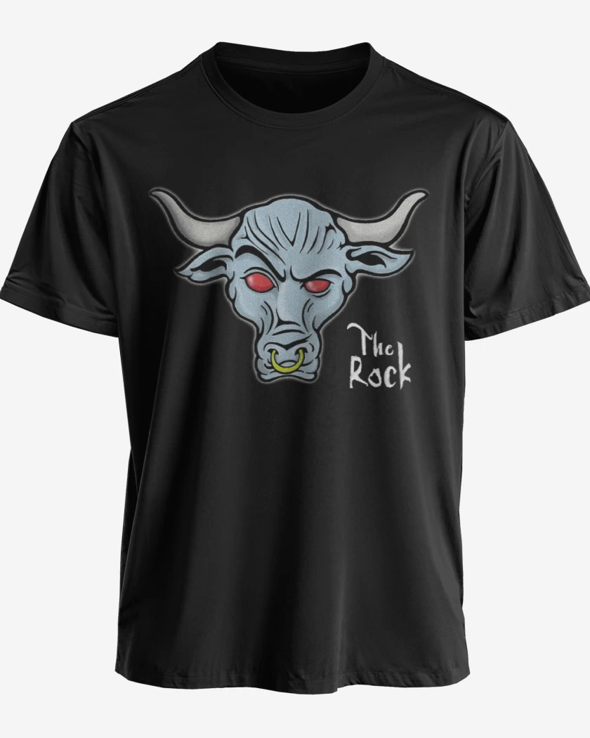Polera premium Negro de The Rock