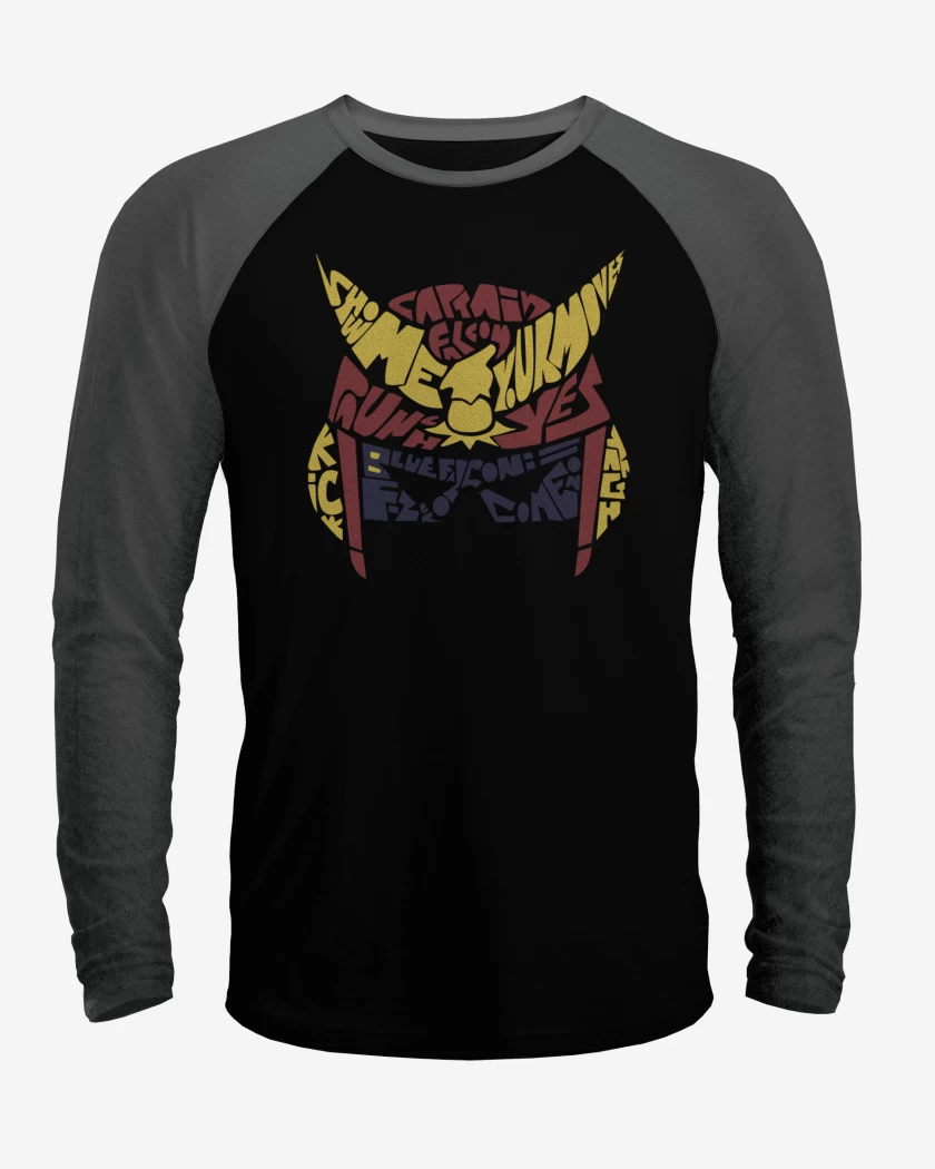 Polera Raglan Negro / Negro Heather de Falcon