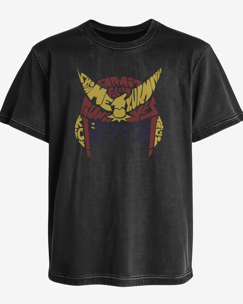 Polera desgastada Negro de Falcon