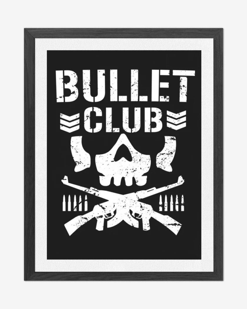Cuadro decorativo Negro de Bullet club