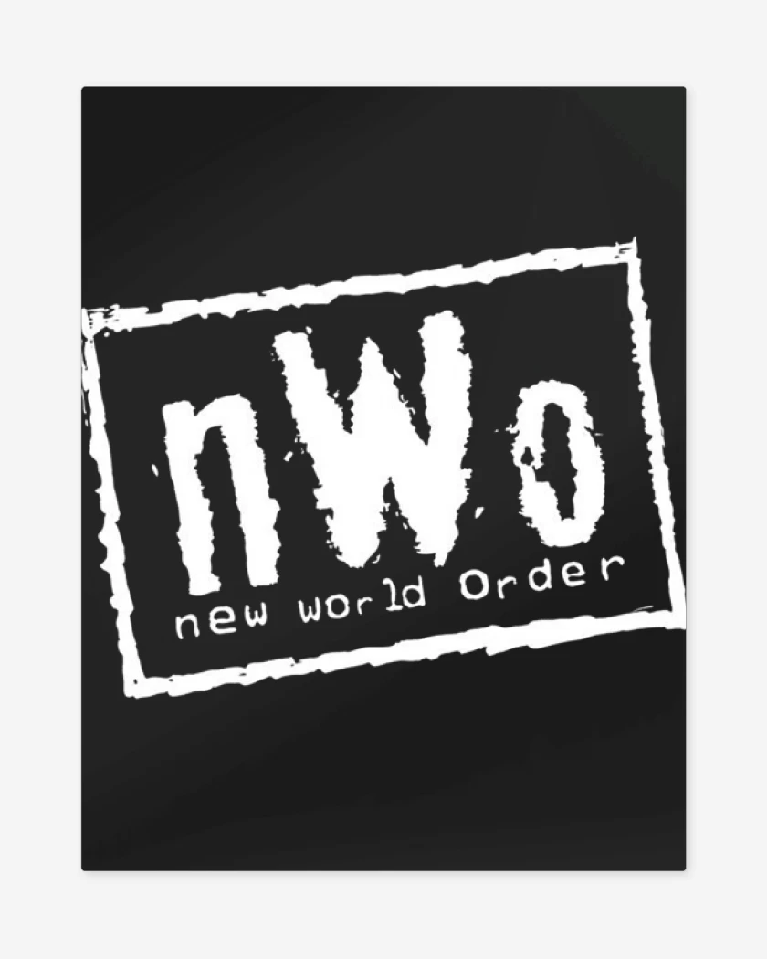 Print metalico Negro de nWo 