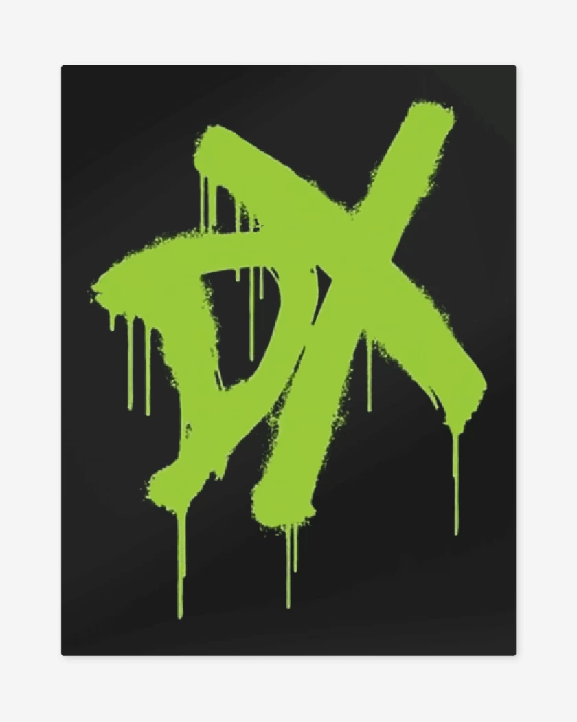 Print metalico Negro de DX 2