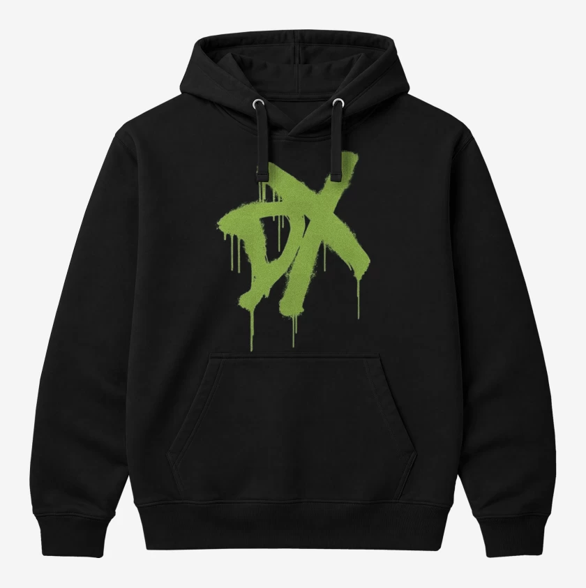 Polerón Canguro Negro de DX 2