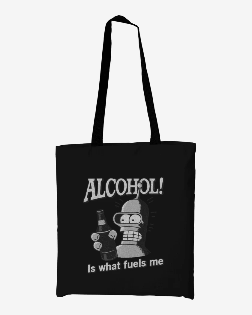 Totebag Negro de Bender borrachin