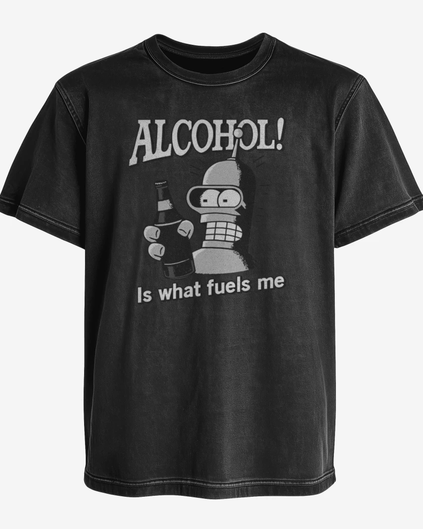 Polera desgastada Bender borrachin