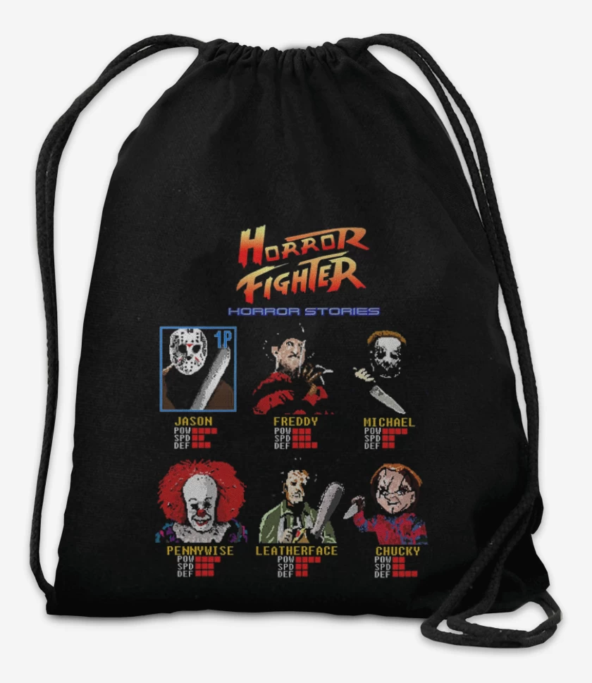 Mochila Negro de Horror fighter