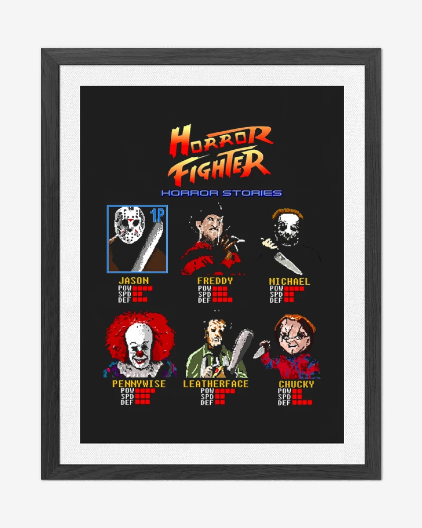 Cuadro decorativo Horror fighter