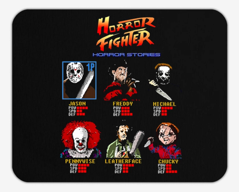 Mousepad Horror fighter