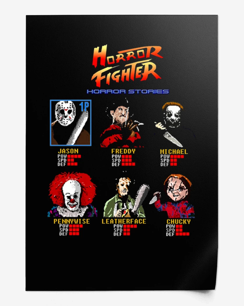 Print Horror fighter