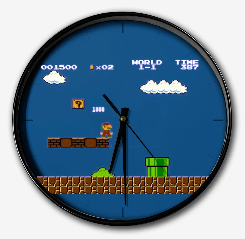 Reloj Azul Rey de Super mariano 