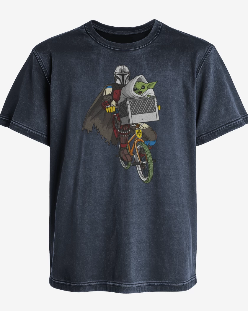 Polera desgastada Azul Marino de Yodita quiere ir a casa