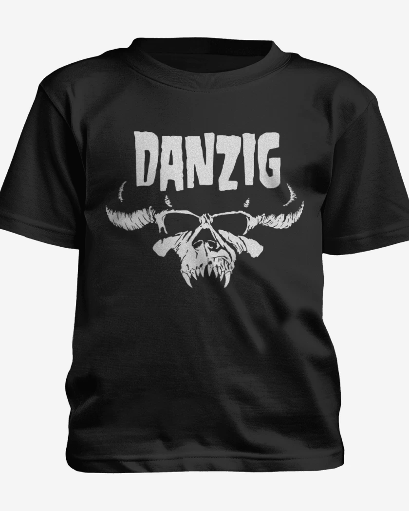 Polera de niño Negro de Danzig