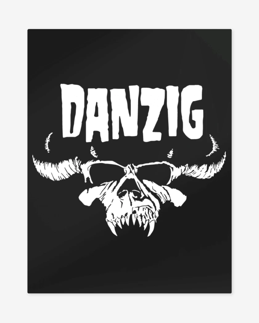 Print metalico Negro de Danzig