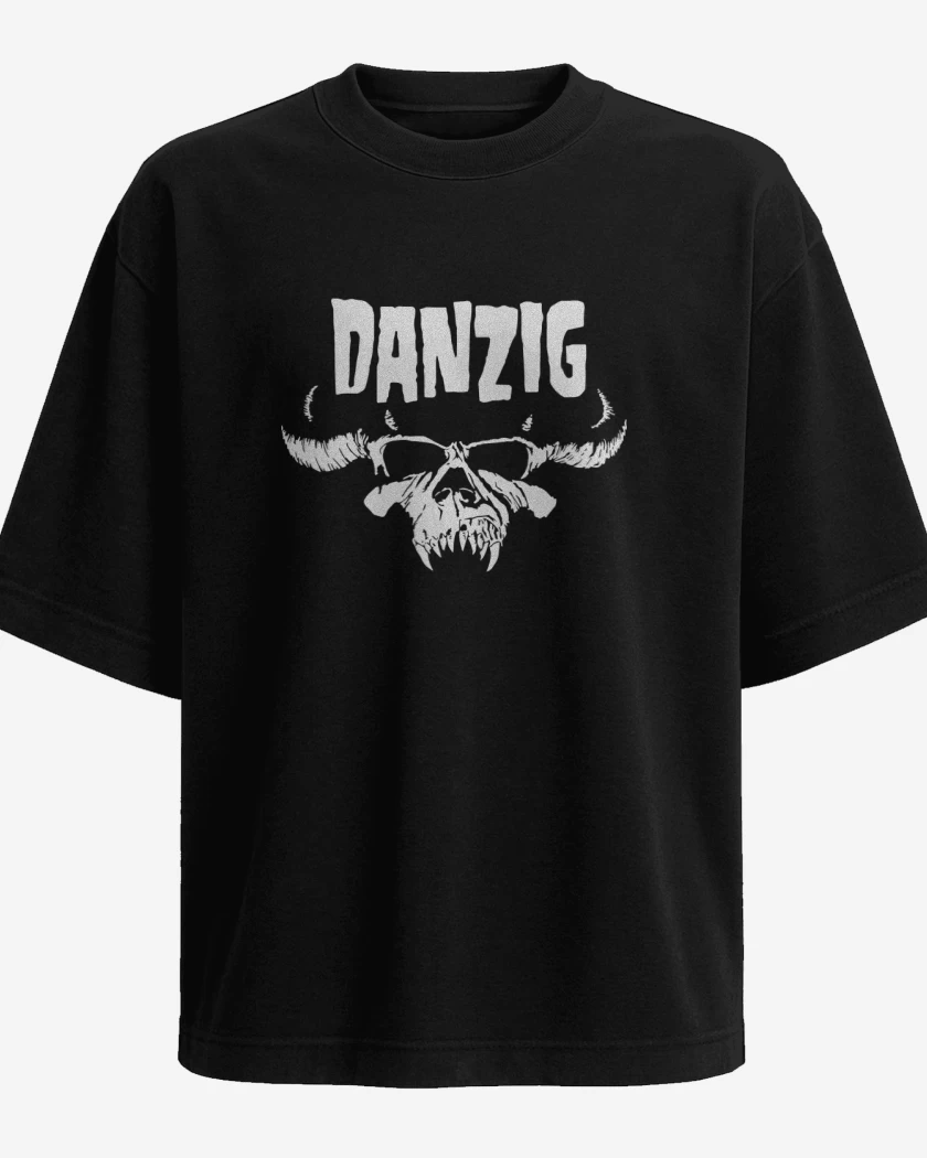 Polera Oversize Negro de Danzig