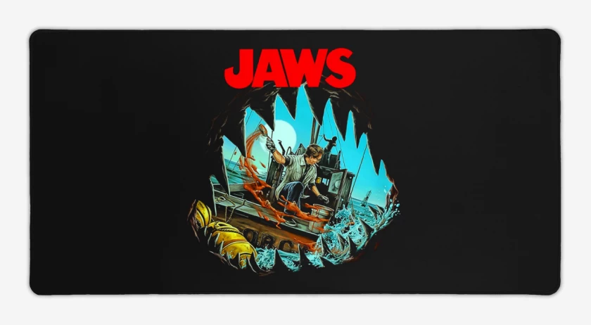 Mouse pad Gamer Negro de Tiburon