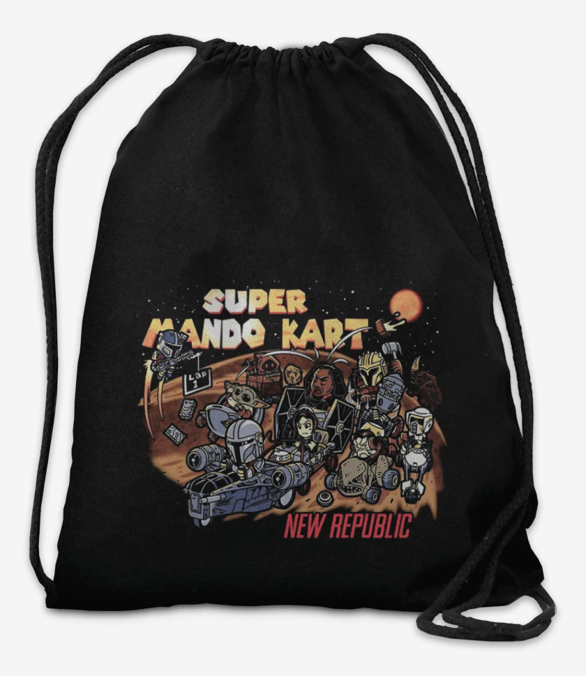 Mochila Negro de Mando Kart