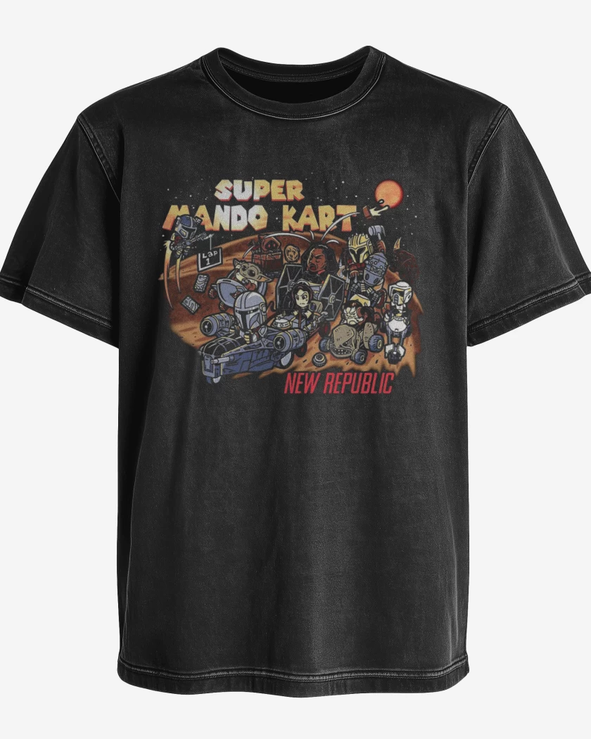 Polera desgastada Mando Kart