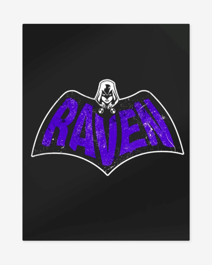 Print metalico Negro de Raven