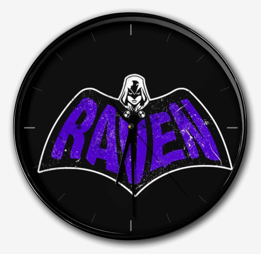Reloj Negro de Raven
