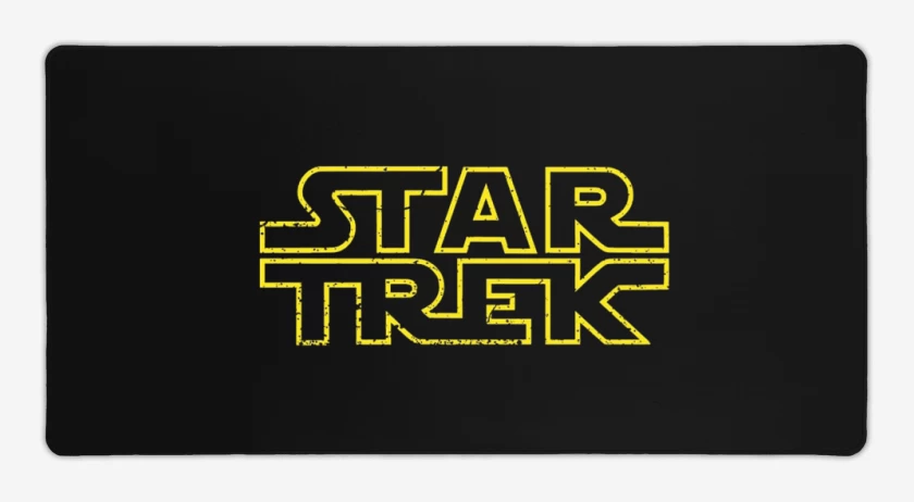 Mouse pad Gamer Negro de Star Trek