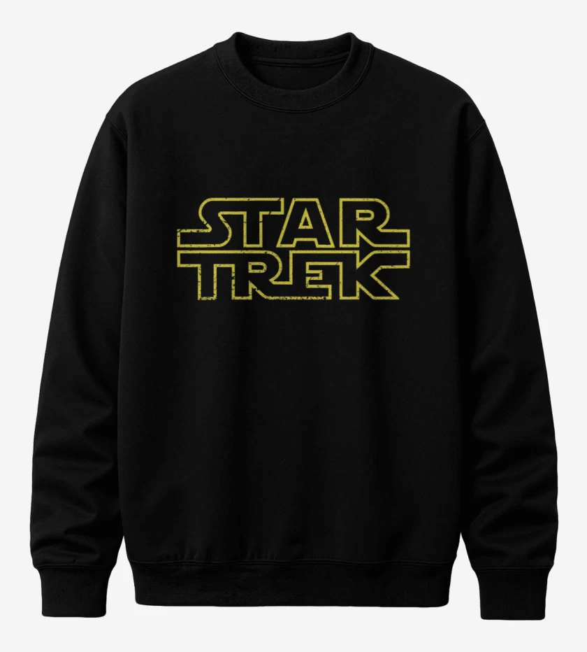 Poleron polo Negro de Star Trek