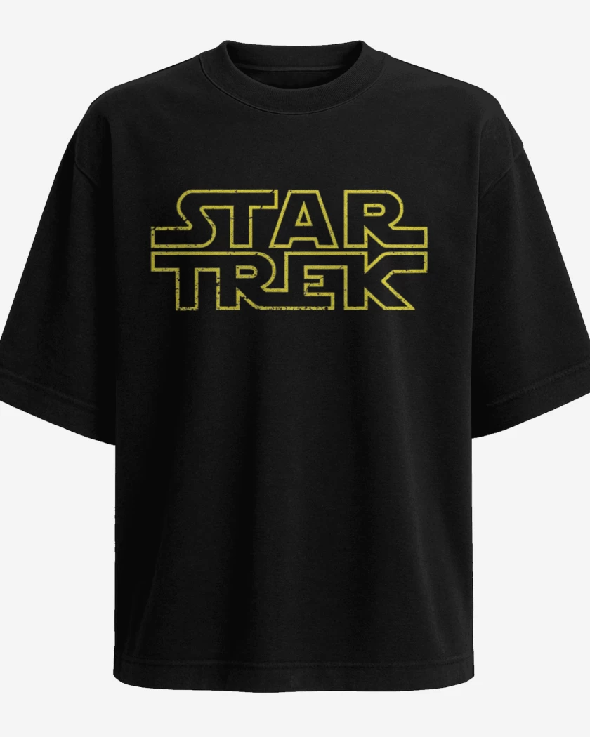 Polera Oversize Negro de Star Trek