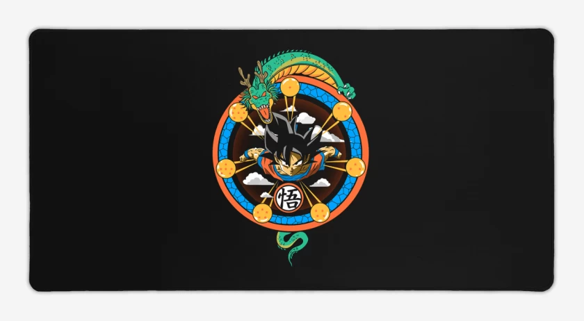 Mouse pad Gamer Negro de El dragon