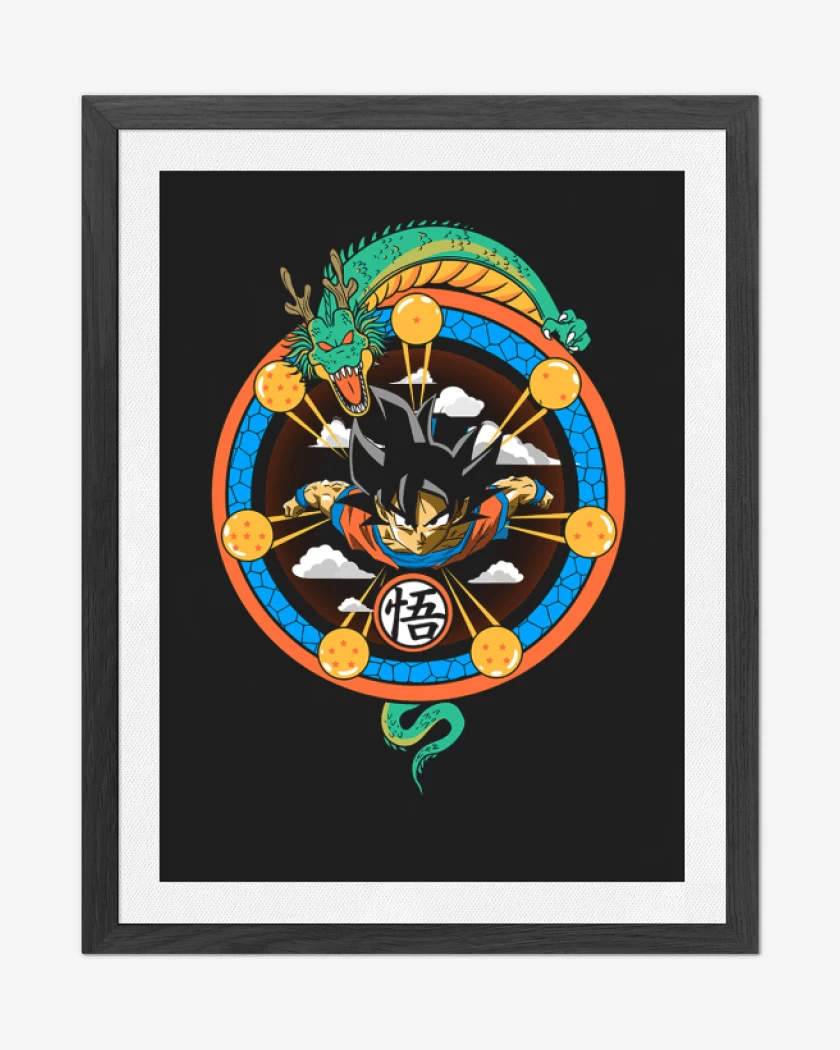 Cuadro decorativo Negro de El dragon