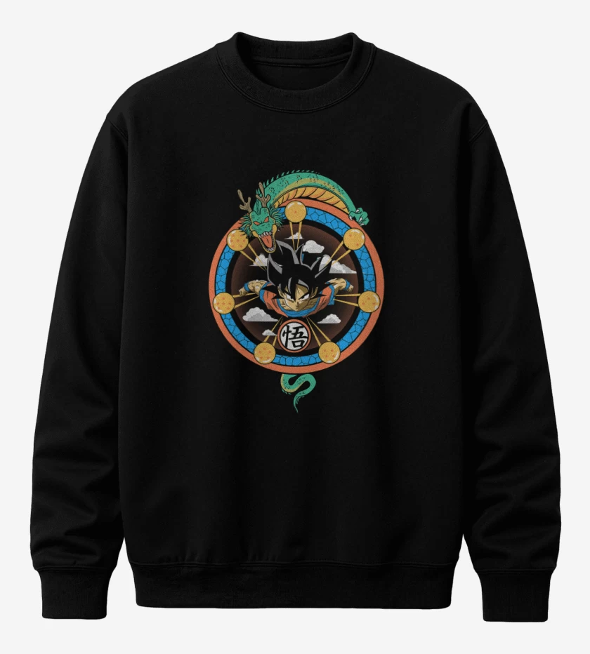 Poleron polo Negro de El dragon