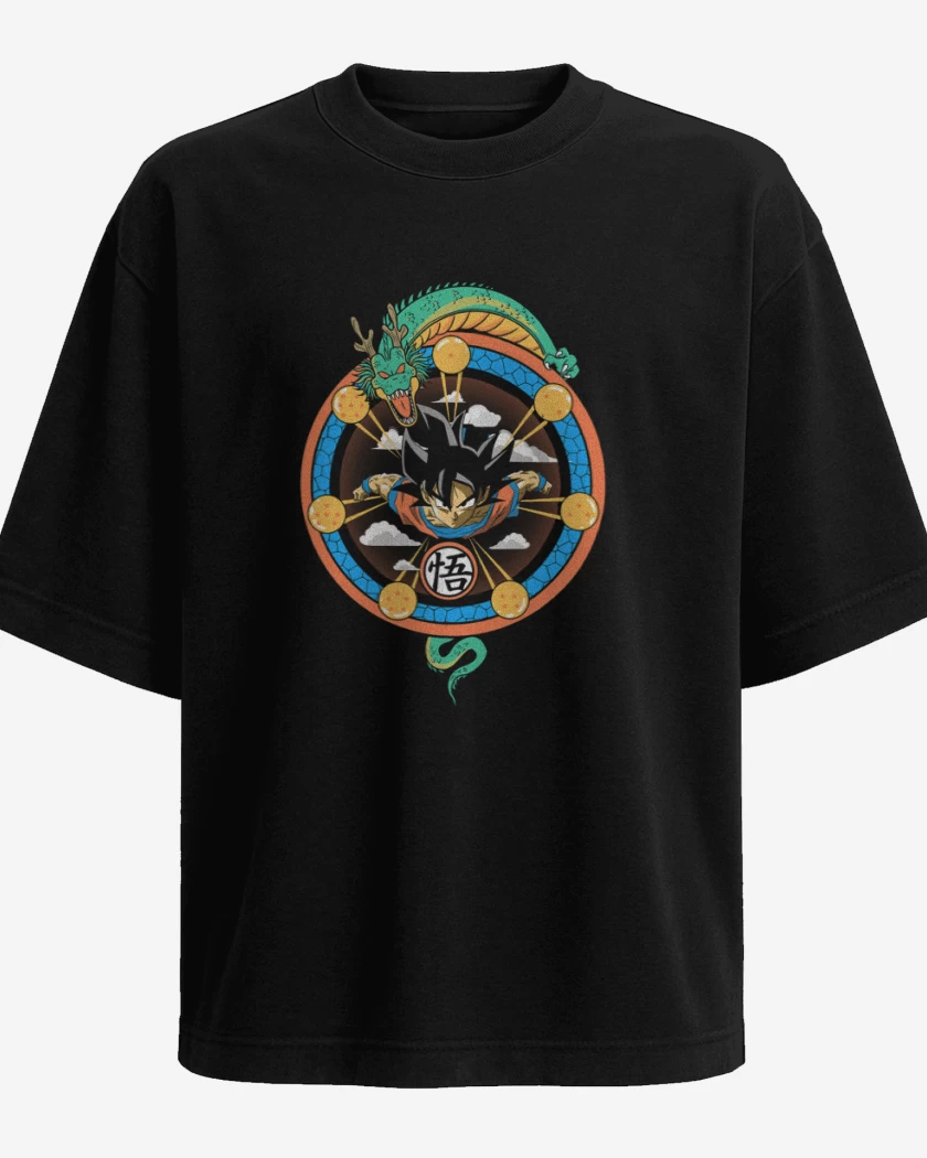 Polera Oversize El dragon
