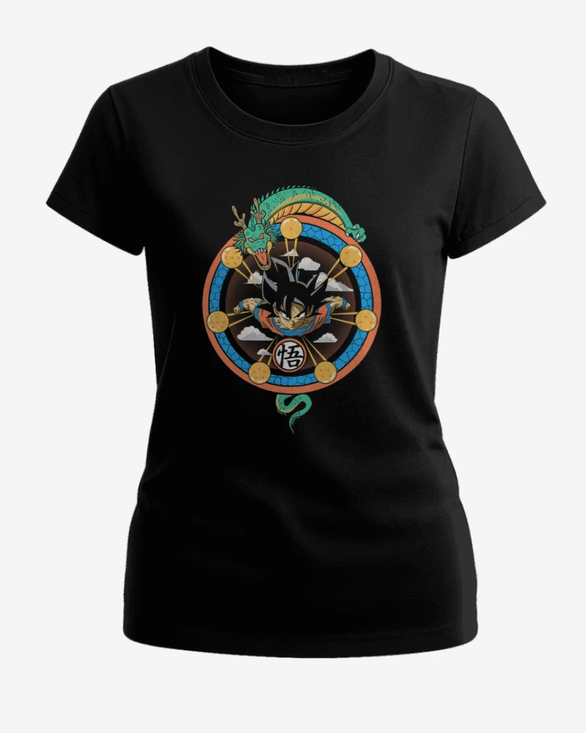 Polera de Mujer Negro de El dragon
