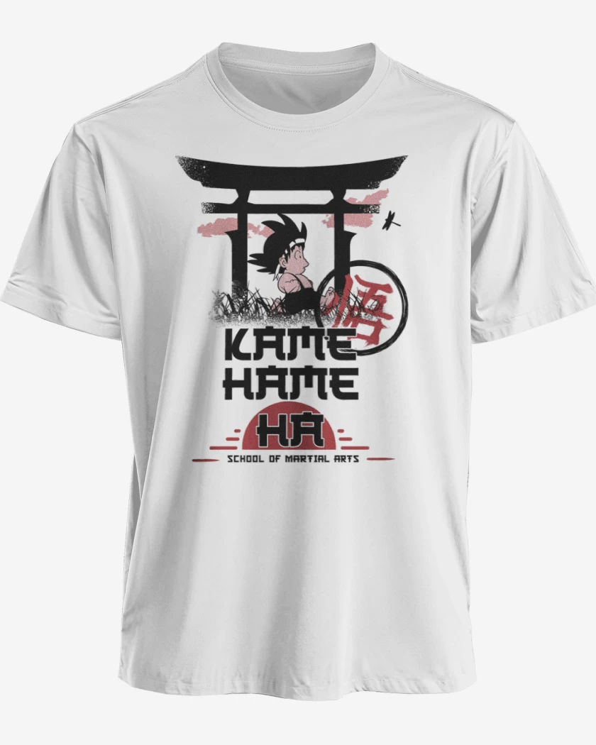 Polera premium Blanco de Escuela de artes marciales