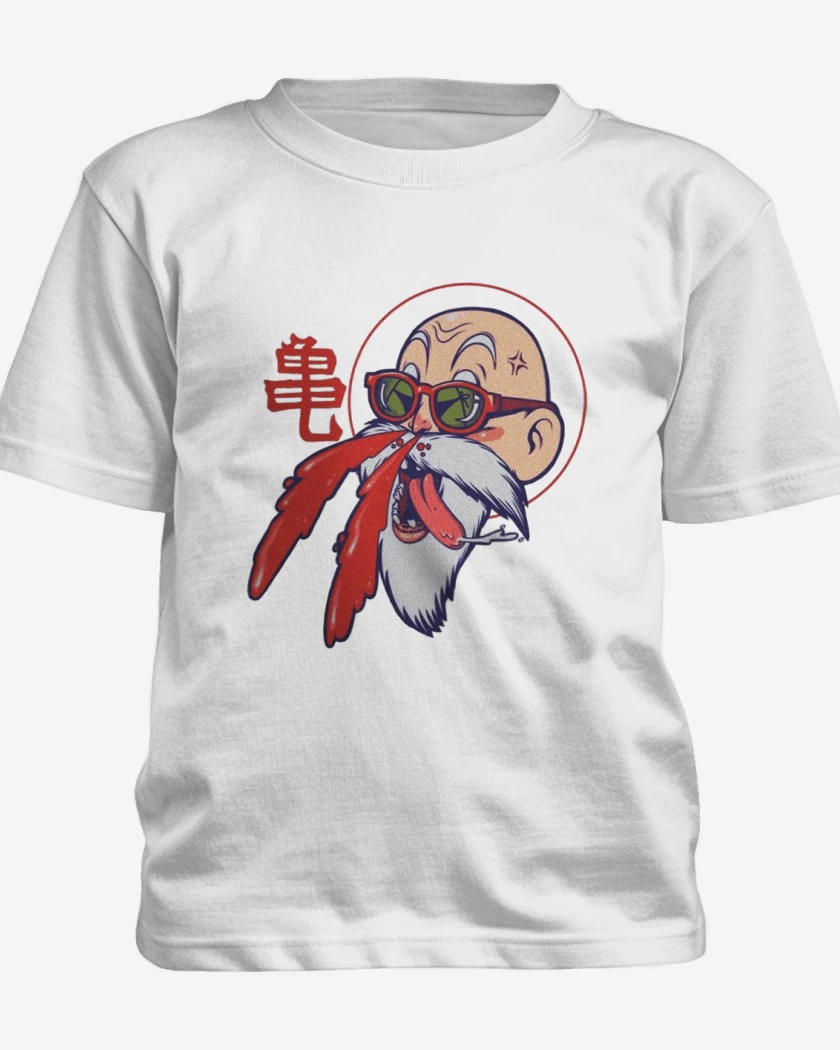 Polera de niño Blanco de Maestro Roshi