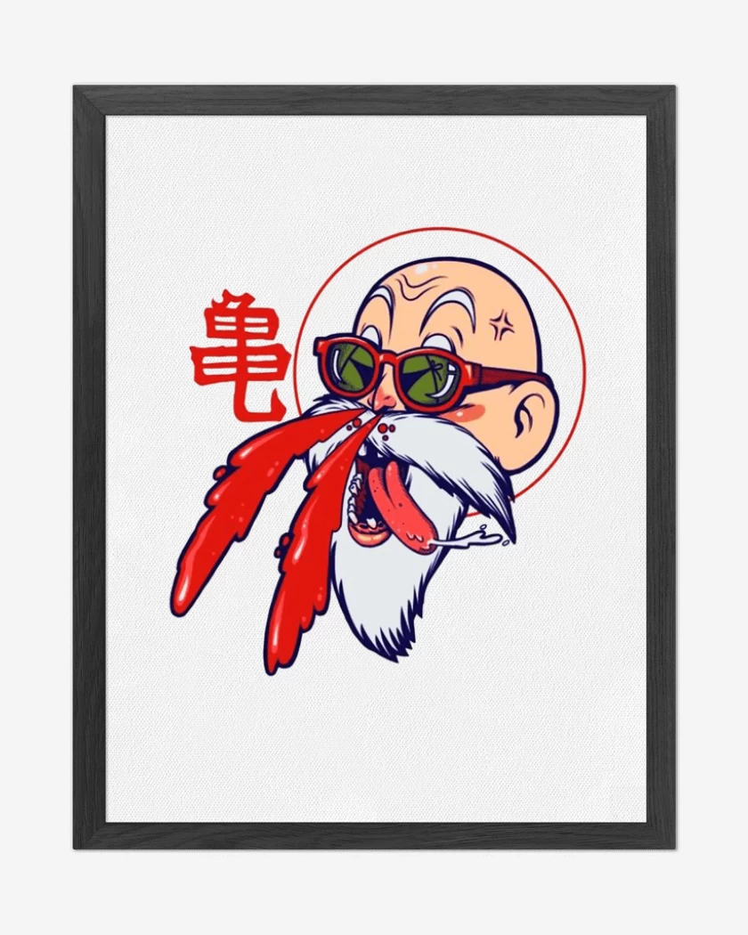Cuadro decorativo Blanco de Maestro Roshi