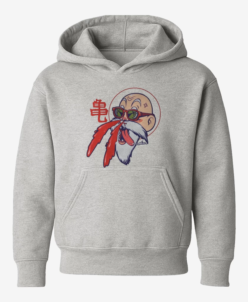 Poleron de niño Gris Melange de Maestro Roshi