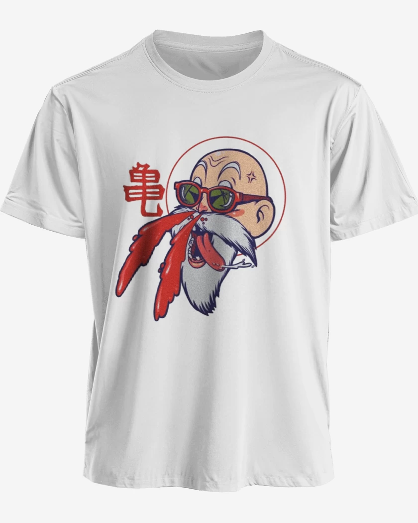 Polera premium Blanco de Maestro Roshi