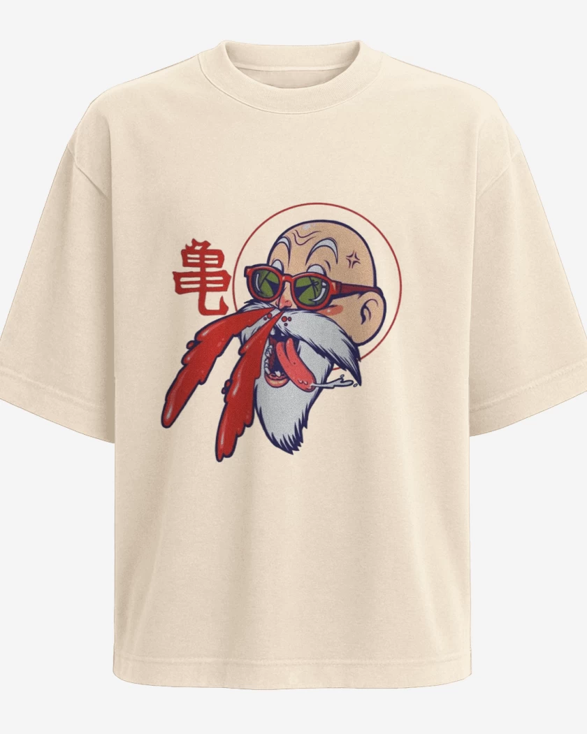Polera Oversize Beige de Maestro Roshi