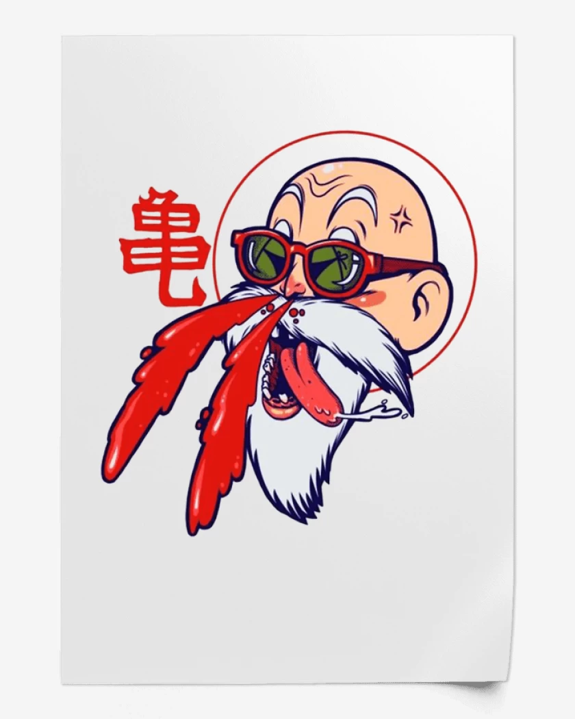 Print Blanco de Maestro Roshi