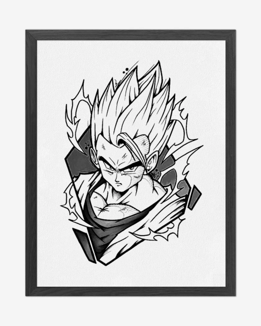 Cuadro decorativo Blanco de Gohan