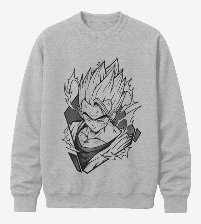 Poleron polo Gris Melange de Gohan