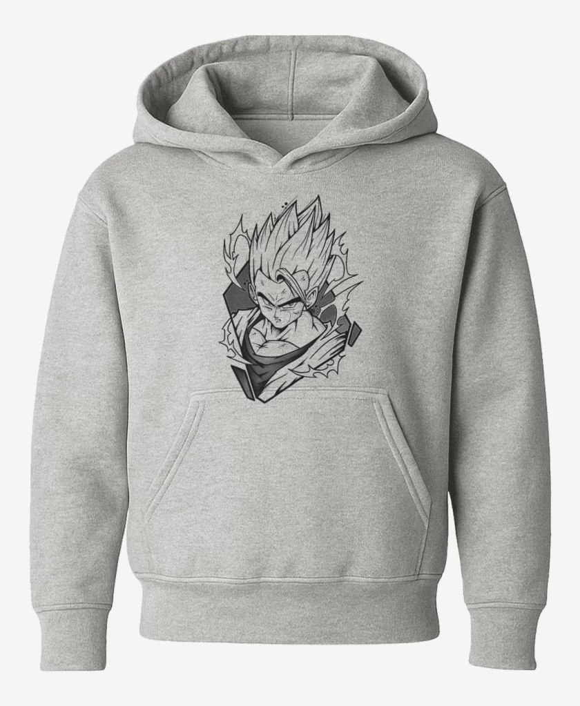 Poleron de niño Gris Melange de Gohan