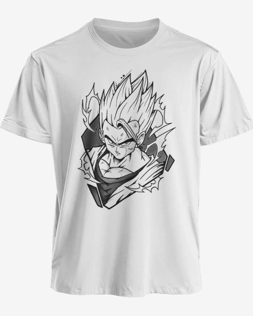 Polera premium Blanco de Gohan