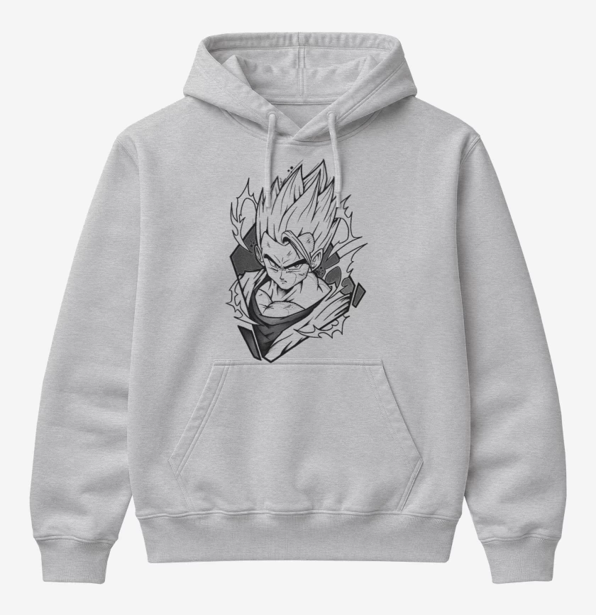 Poleron Canguro básico Gris Melange de Gohan